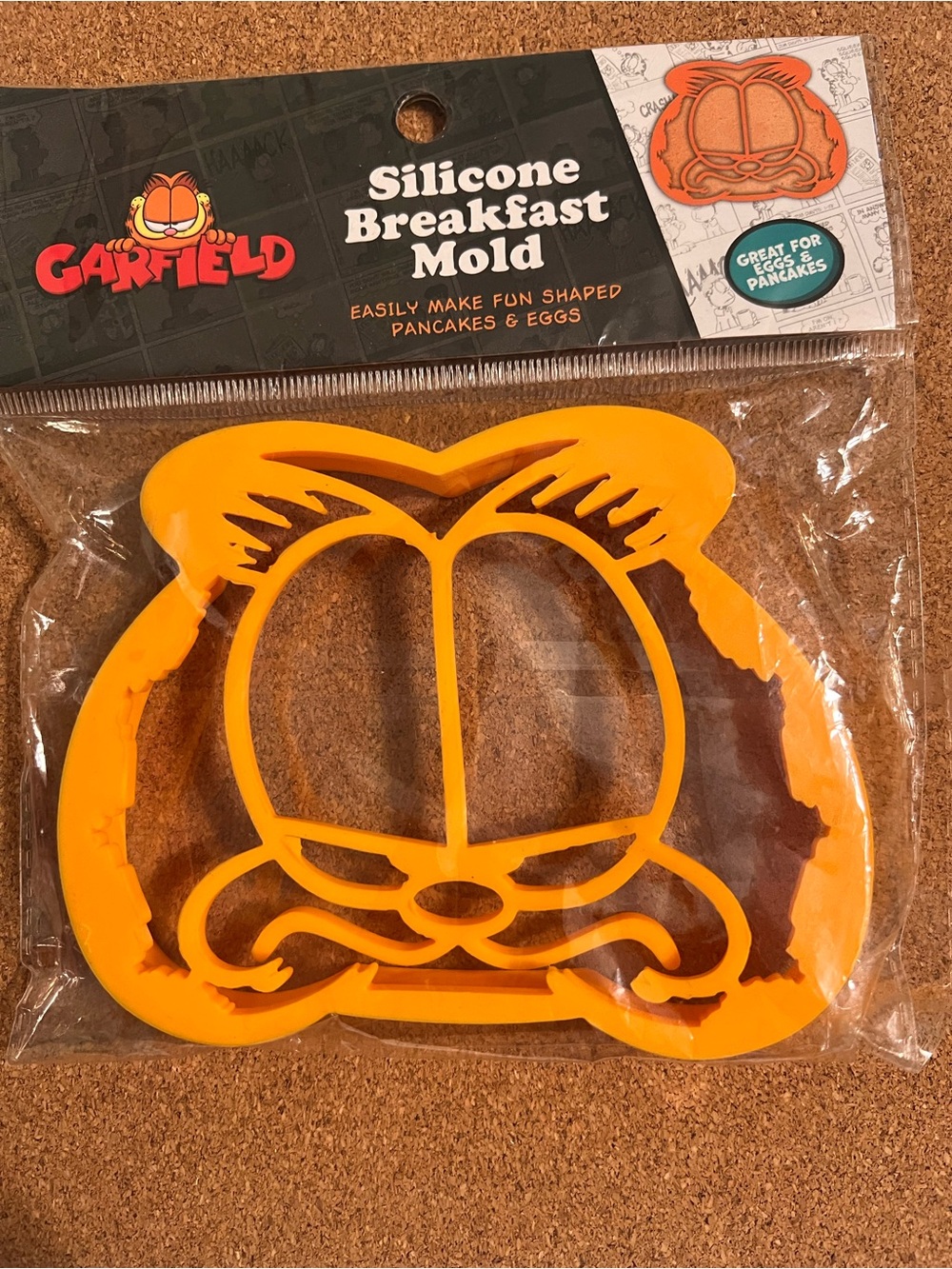 Nickelodeon Garfield Orange Silicone Breakfast Mold
